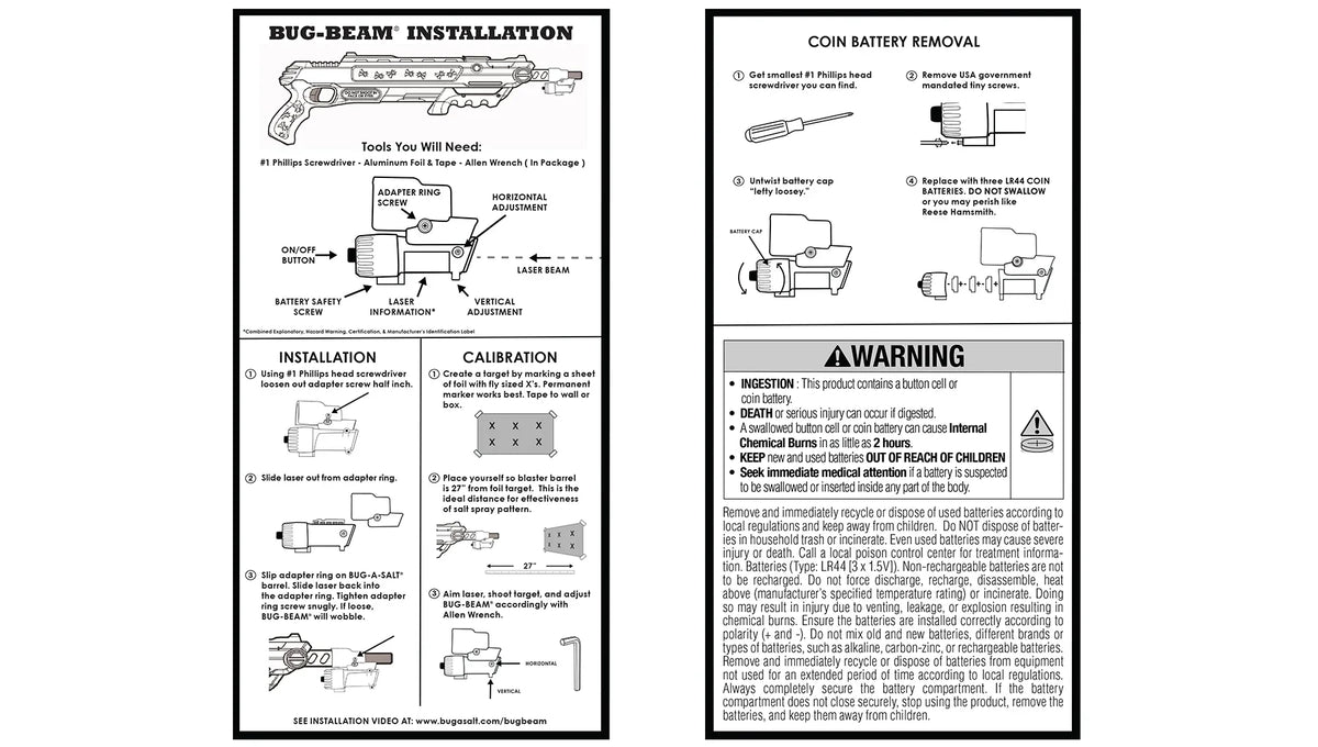 BUG-BEAM ADAPTER KIT